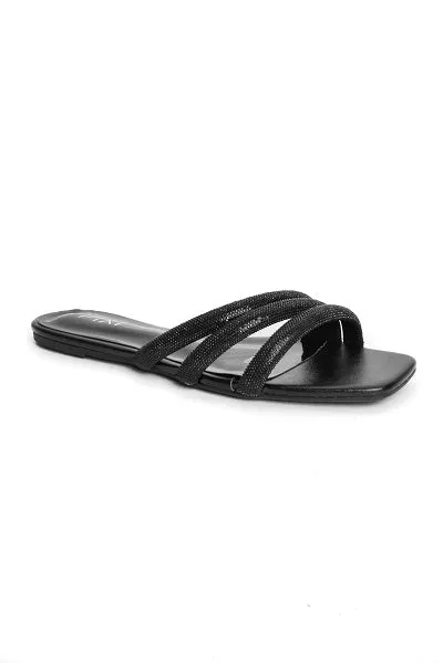 01-4341 Strassy Flat Slipper/