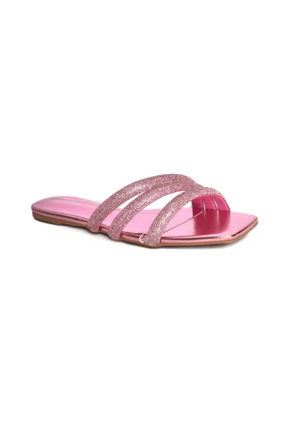 01-4341 Strassy Flat Slipper/