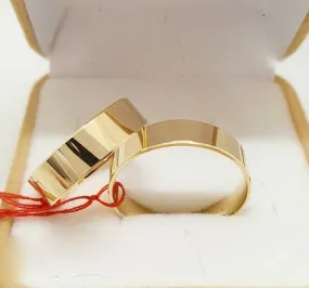 18K Gold Wedding Rings