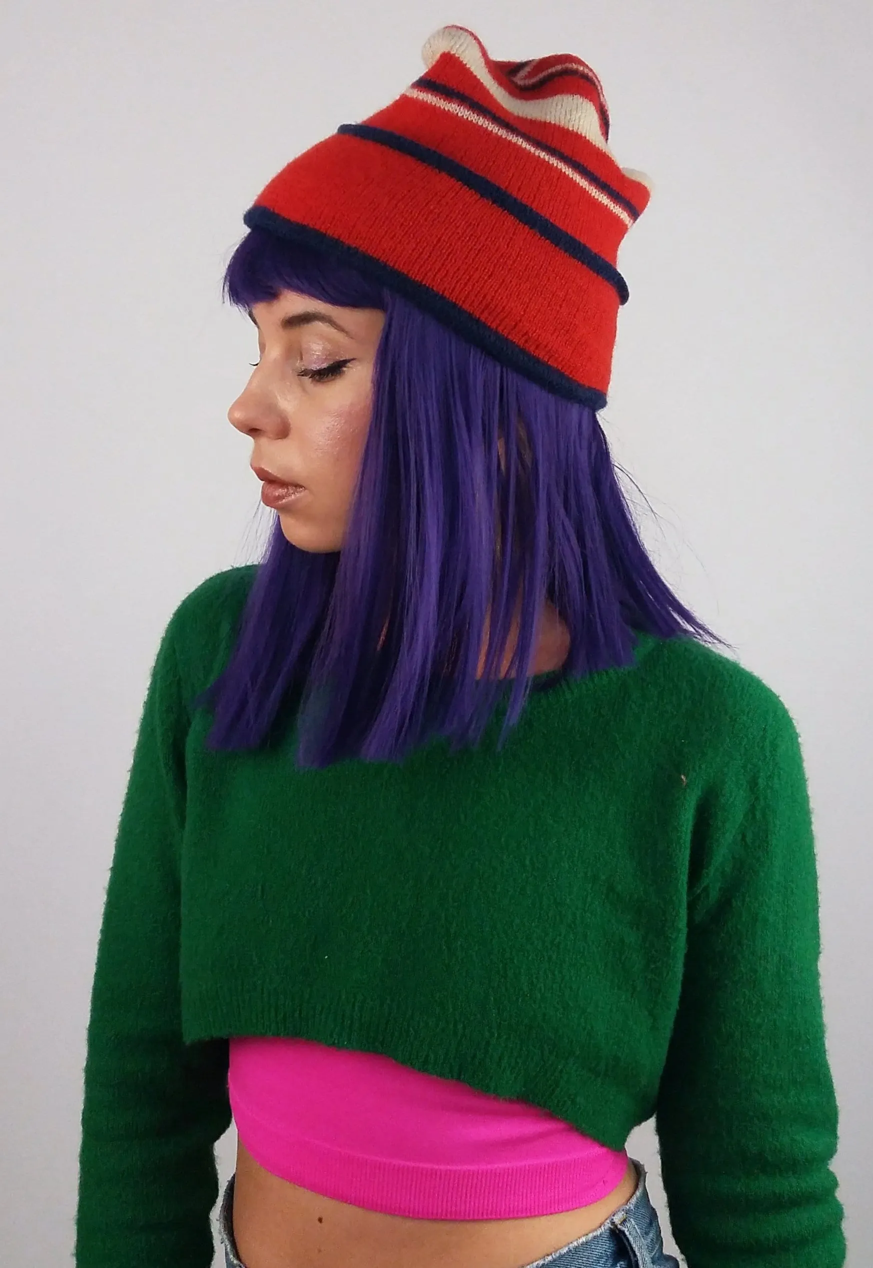 80's Beanie Wool Hat