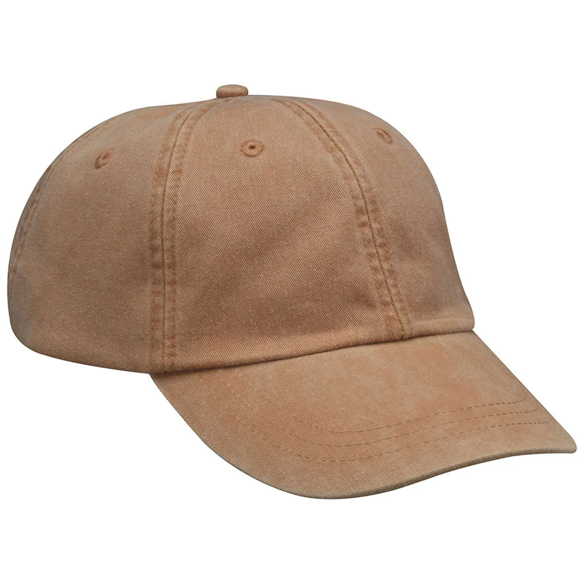 Adams Terra Cotta 6 Panel Low-Profile Washed Pigment-Dyed Cap