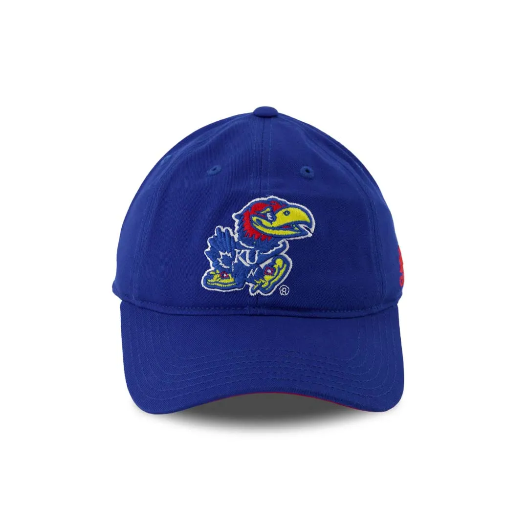 adidas - Kids' (Youth) Kansas Jayhawks Adjustable Hat (RN487TU95)