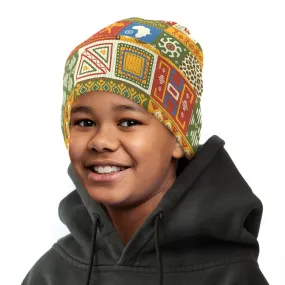 African Patterns Collage Kid Beanie Hat