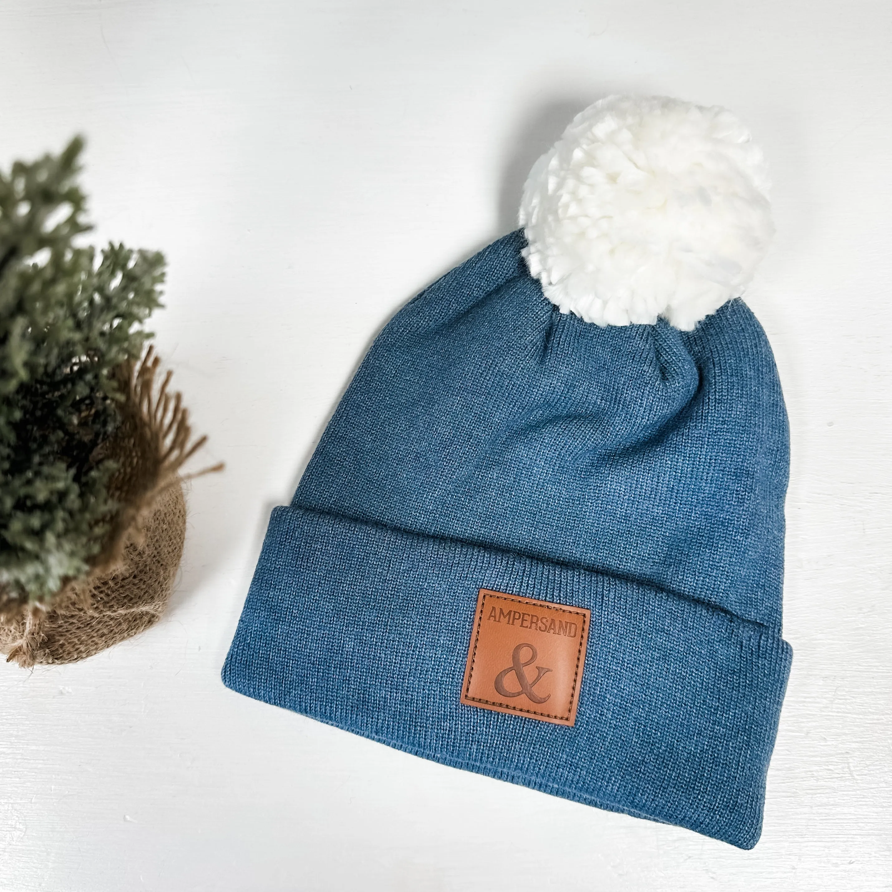 Ampersand Avenue Pom Beanie - Denim