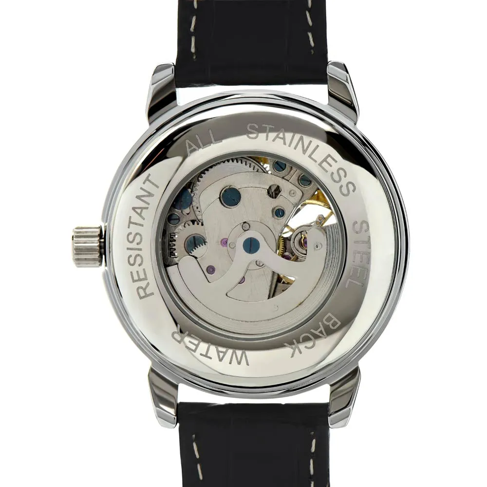 Anniversary Gift for Astronomer Boyfriend or Husband Men Openwork Watch