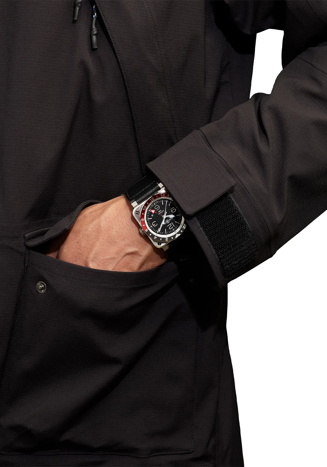 Bell & Ross BR 03-93 GMT Black & Red | Strap