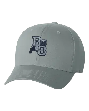 BLO Embroidered Grey Flex Fit Hat