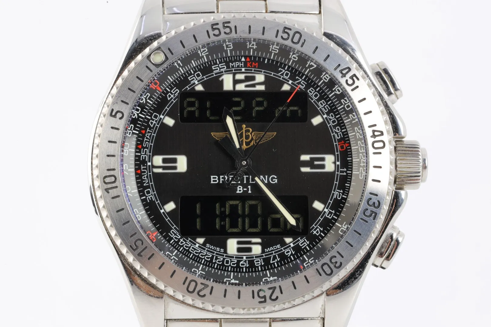 Breitling B-1 A68362 Stainless Steel 42mm Men's Watch