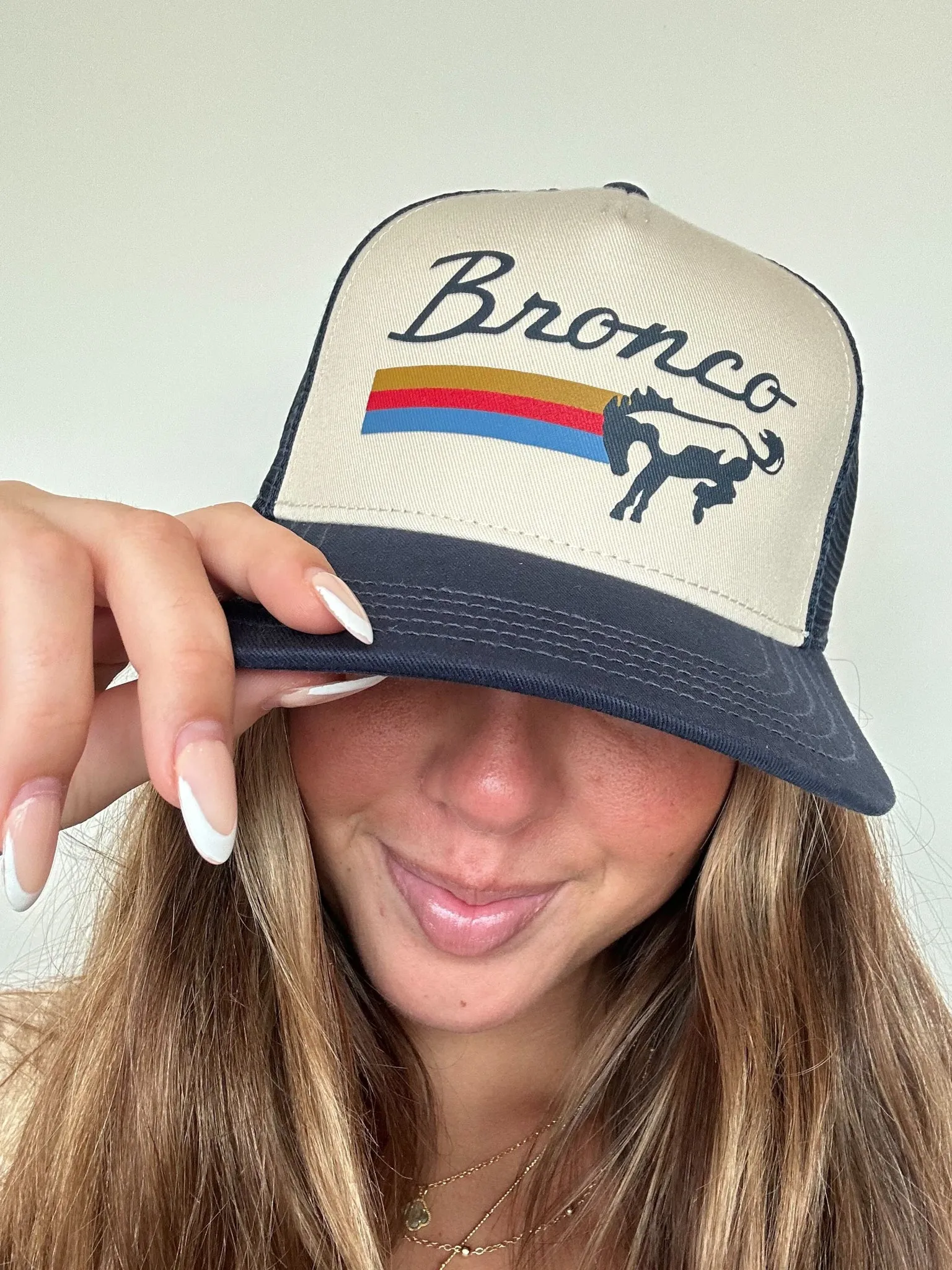 Bronco Sinclair Wide Brim Trucker Hat