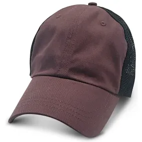 Brown Partial Soft Mesh - Unstructured Baseball Cap