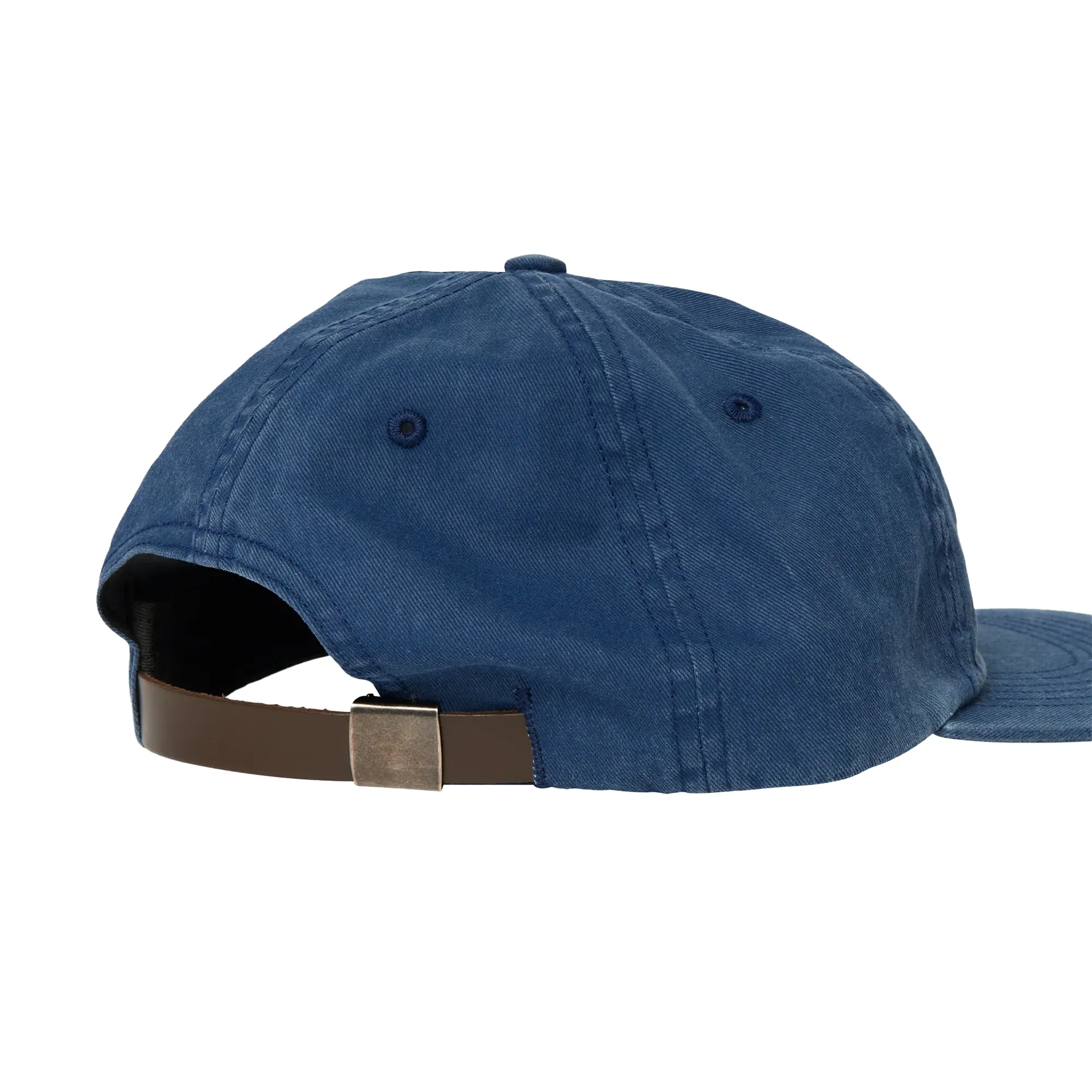 By Parra Fast Food Logo 6 Panel Hat Navy Blue