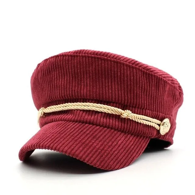 Cap Drag Corduroy (Red)