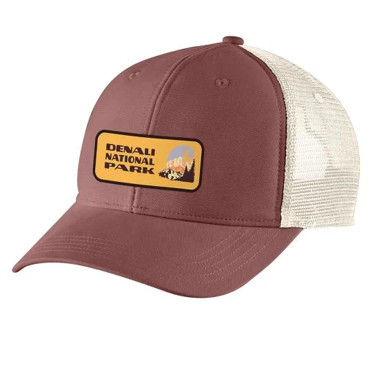 Carhartt Rugged Flex National Park Canvas Mesh-Back Logo Graphic Cap