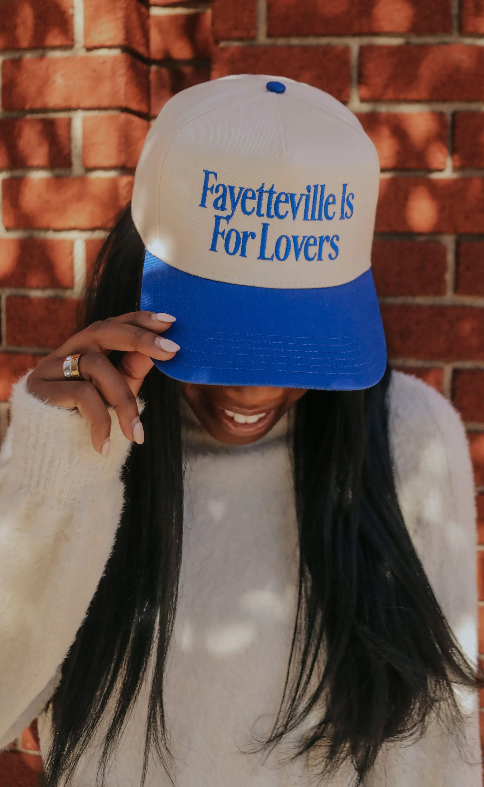 charlie southern: fayetteville is for lovers trucker hat