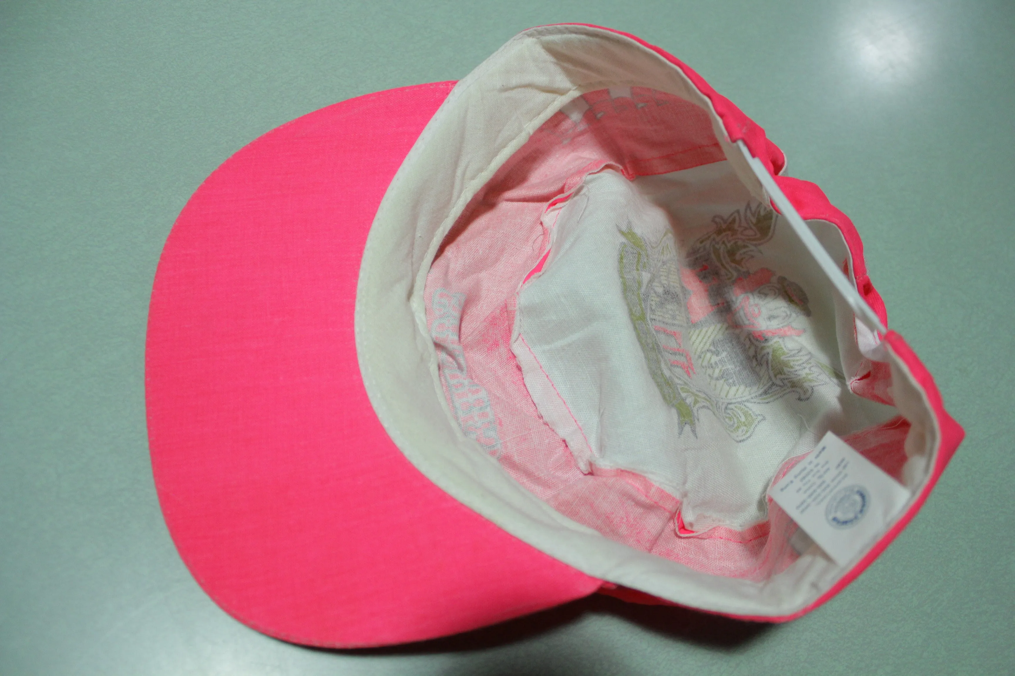 Circus Circus Vintage 80's Las Vegas Casino Hotel Hot Pink Painters Cap Snapback Hat