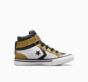 CONVERSE KIDS PRO BLAZE WHITE/GOLD SHOES