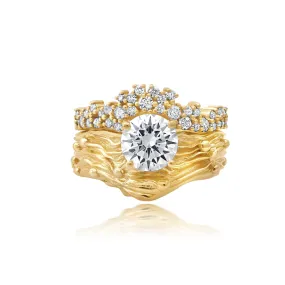 Crown Diamond Water Ring