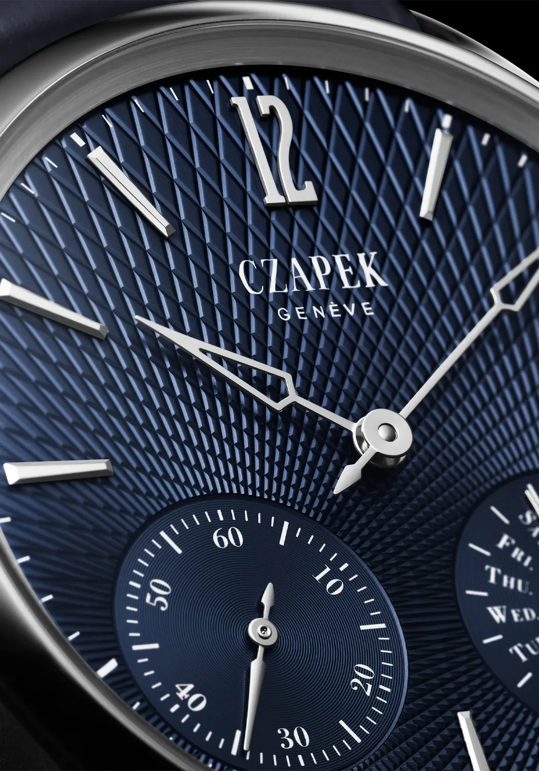 Czapek & Cie Quai des Bergues 40.5mm Double Soleil Deep Blue | Pre-Order