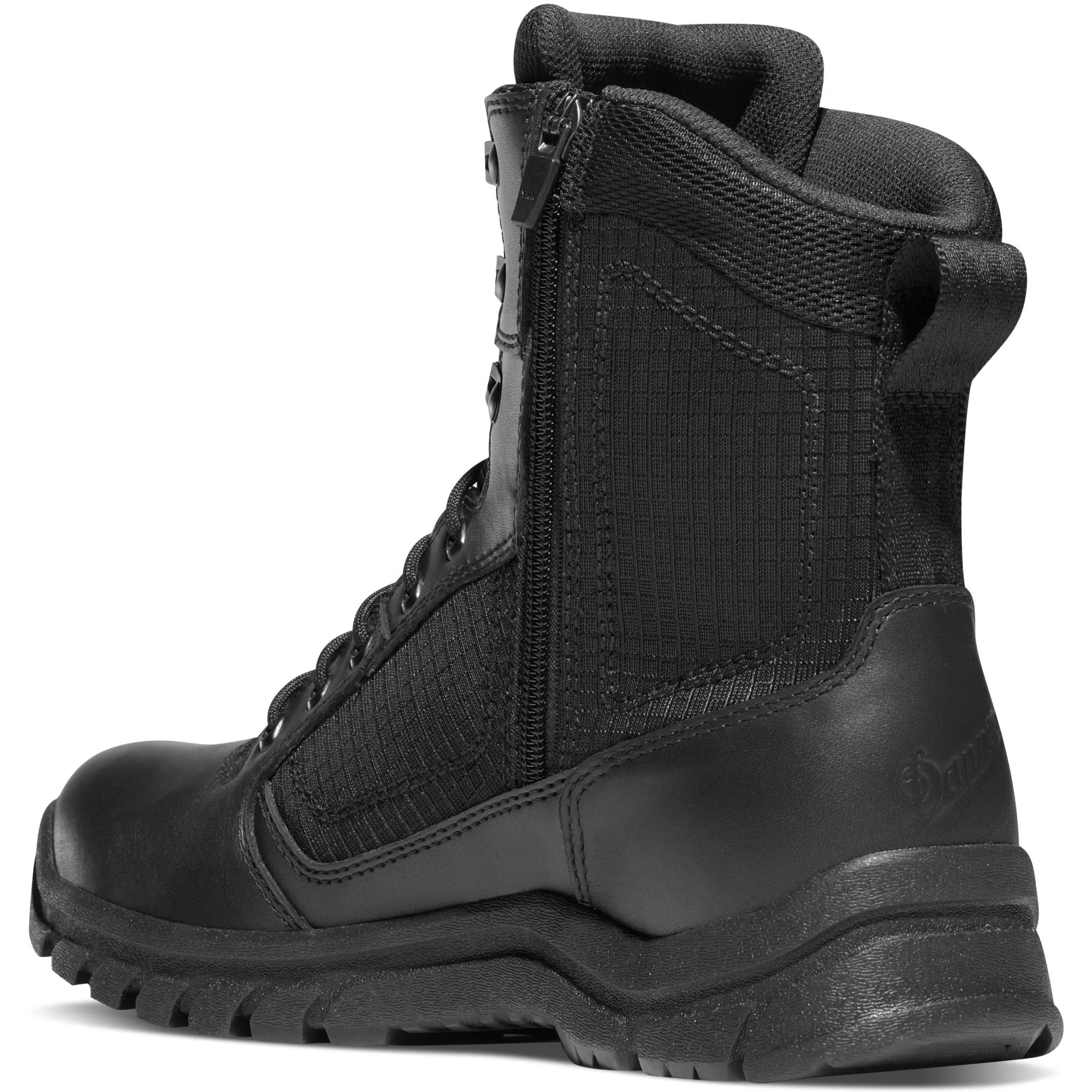 Danner Men's Lookout 8" Side Zip Waterproof Duty Boot - Black - 23824