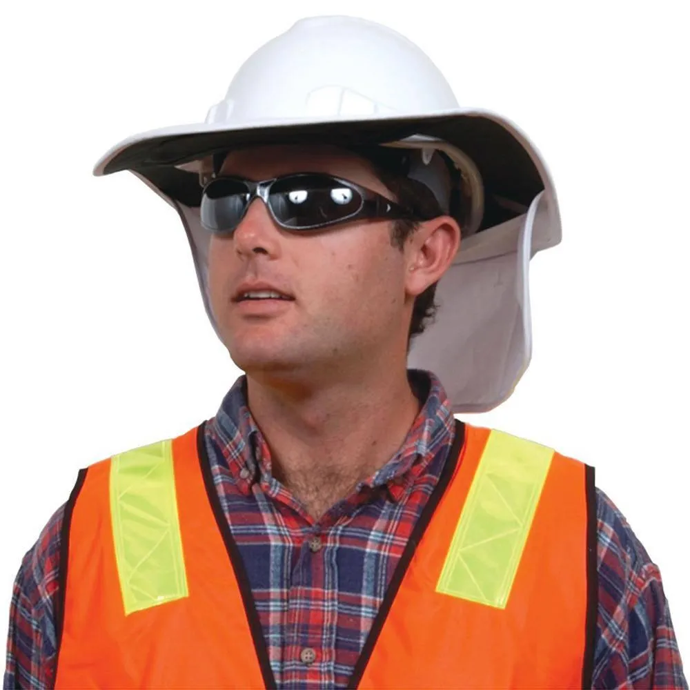 Detachable Hard Hat Brim With Flap