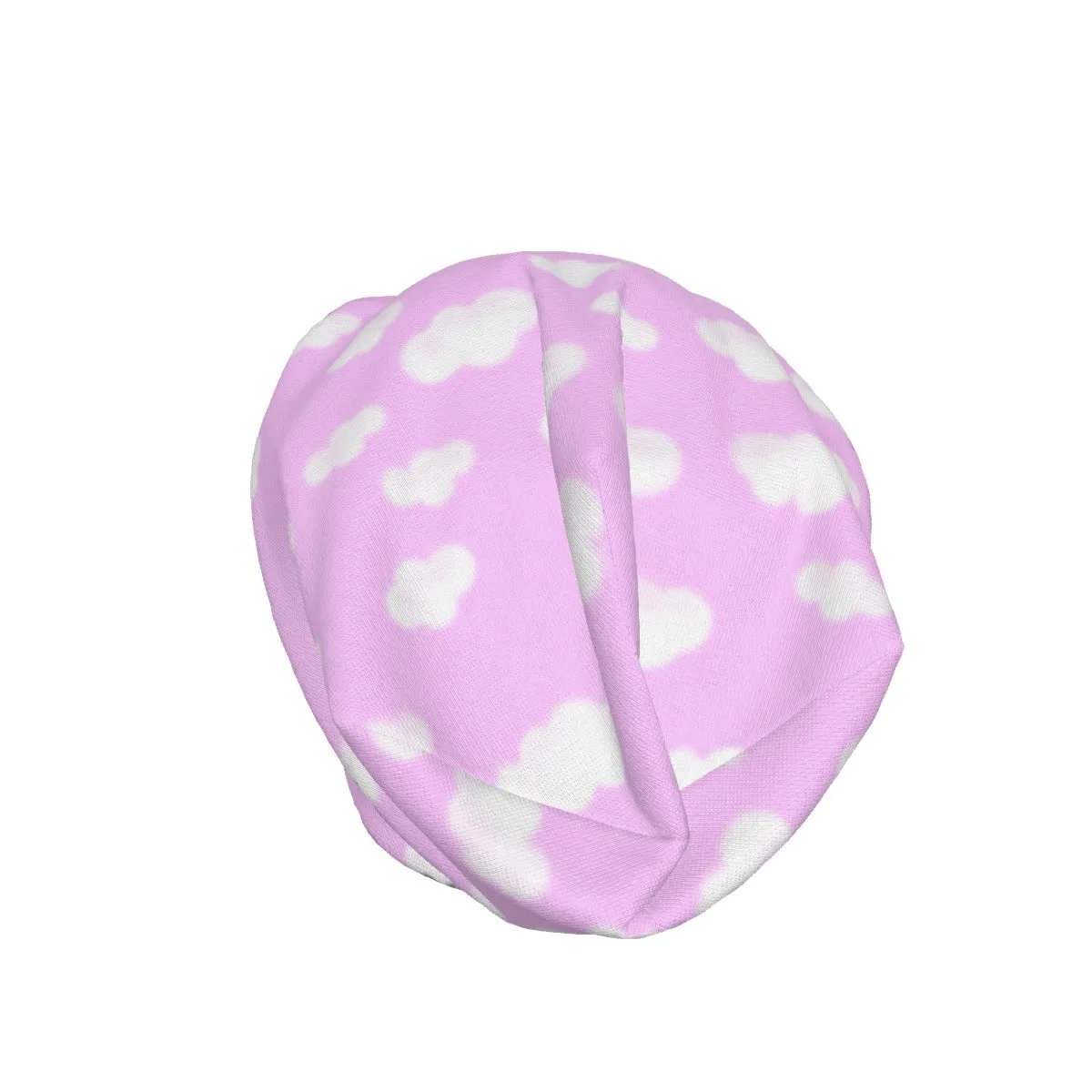 Dreamy Clouds Unisex Beanie (Taffy Pink)