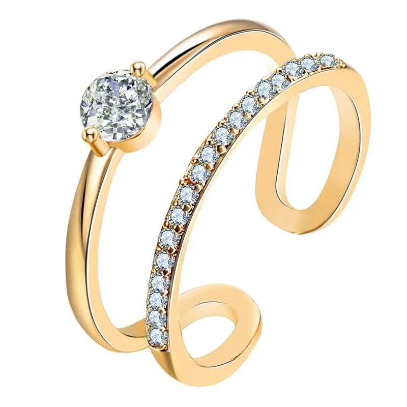 Fashion Design Cubic Zirconia Rings For Women