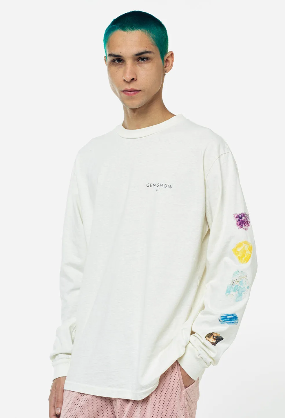 Gem Show Ls University Tee / Salt