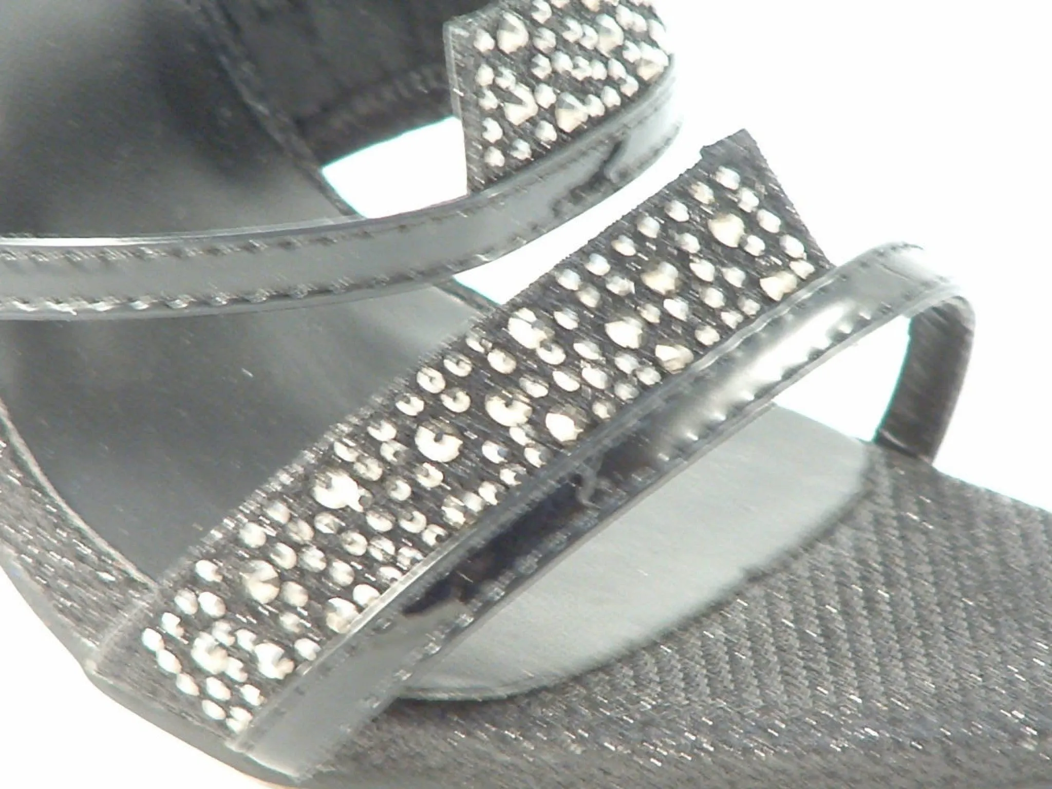 Glitz Shoes Divine Diamante Caged Strap Sandals