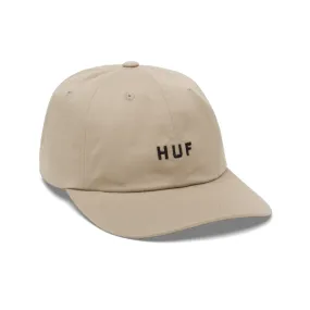 HUF Set OG Curved Visor 6-Panel Hat - Oatmeal