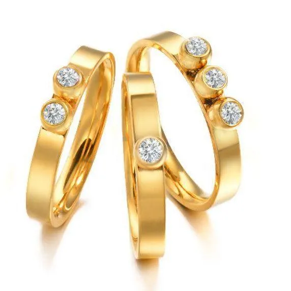 Jennifer Stacking Gold Rings