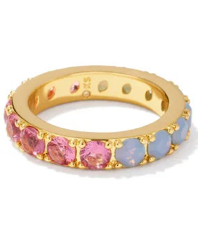 Kendra Scott Chandler Band Ring - Pink Blue Mix/Gold