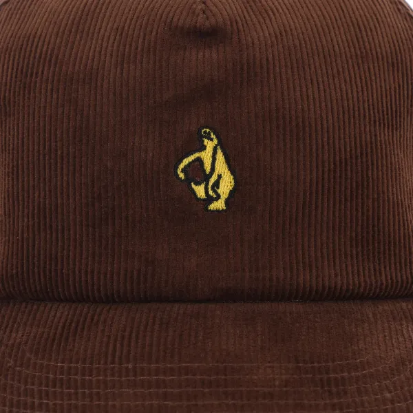 Krooked Shmoo Snapback Hat - Brown/Gold