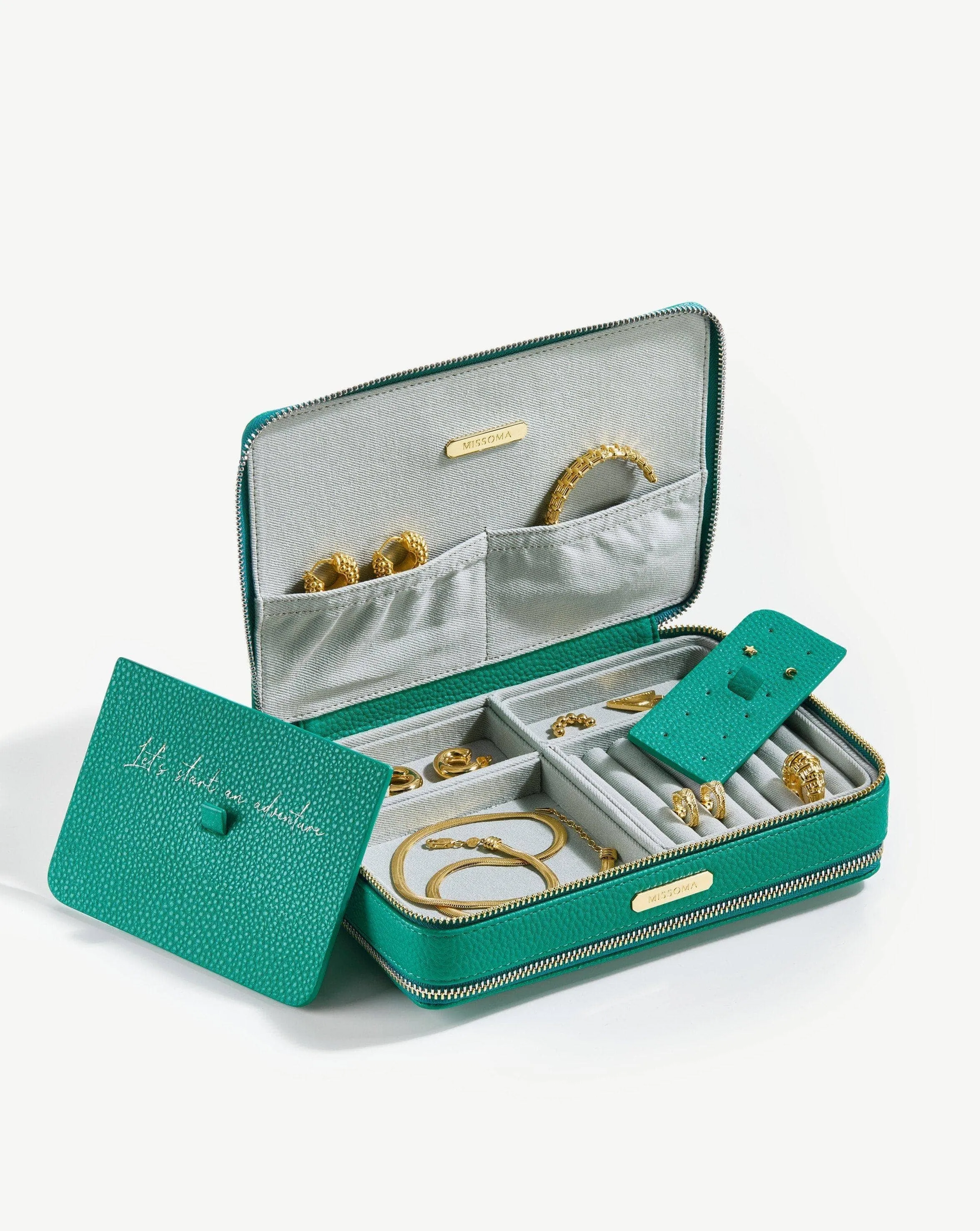 Large Jewelry Case | Emerald Green