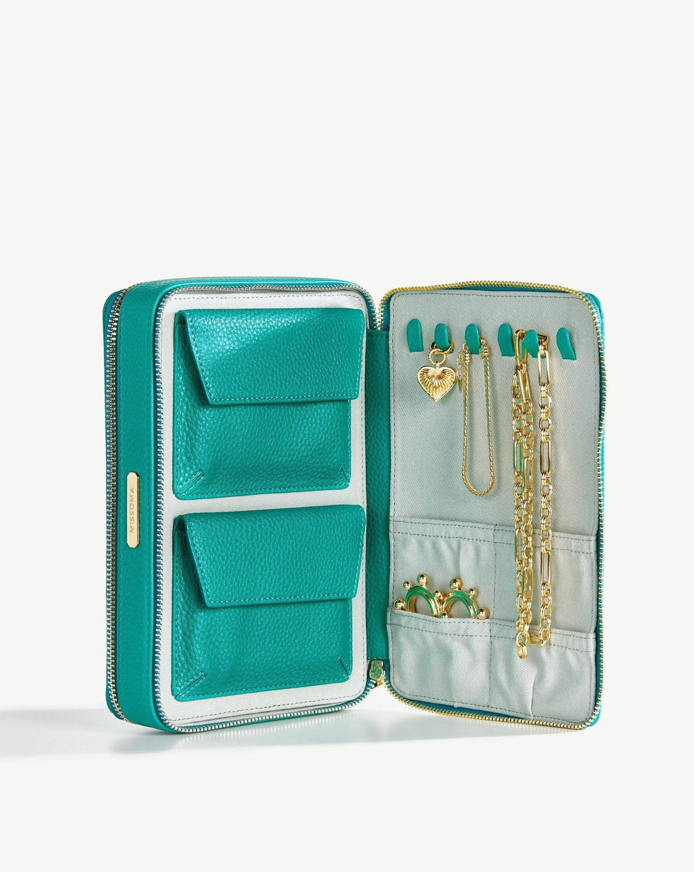 Large Jewelry Case | Emerald Green