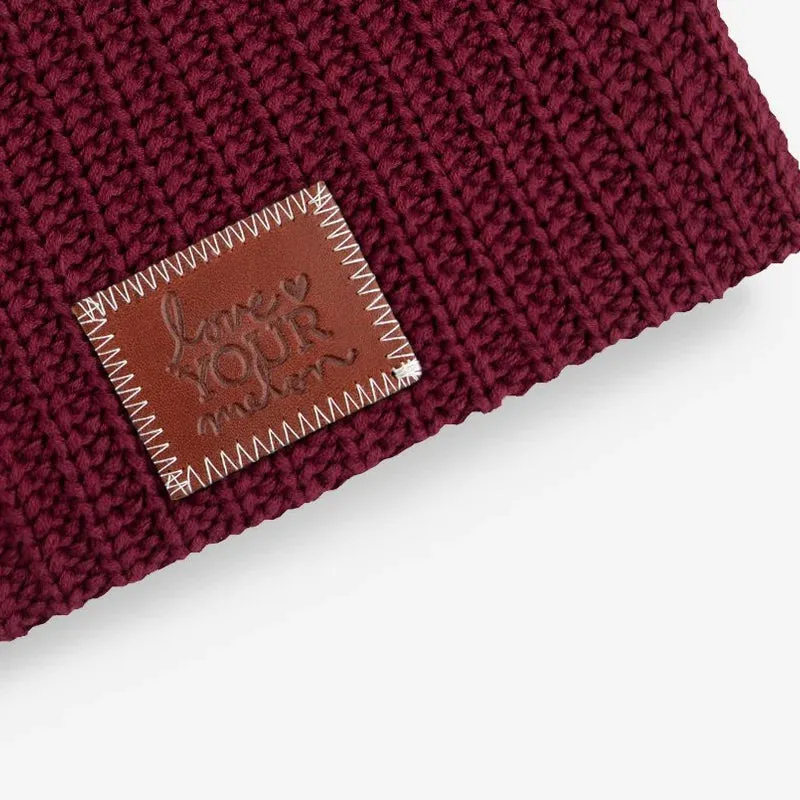 Love Your Melon - Burgundy Beanie