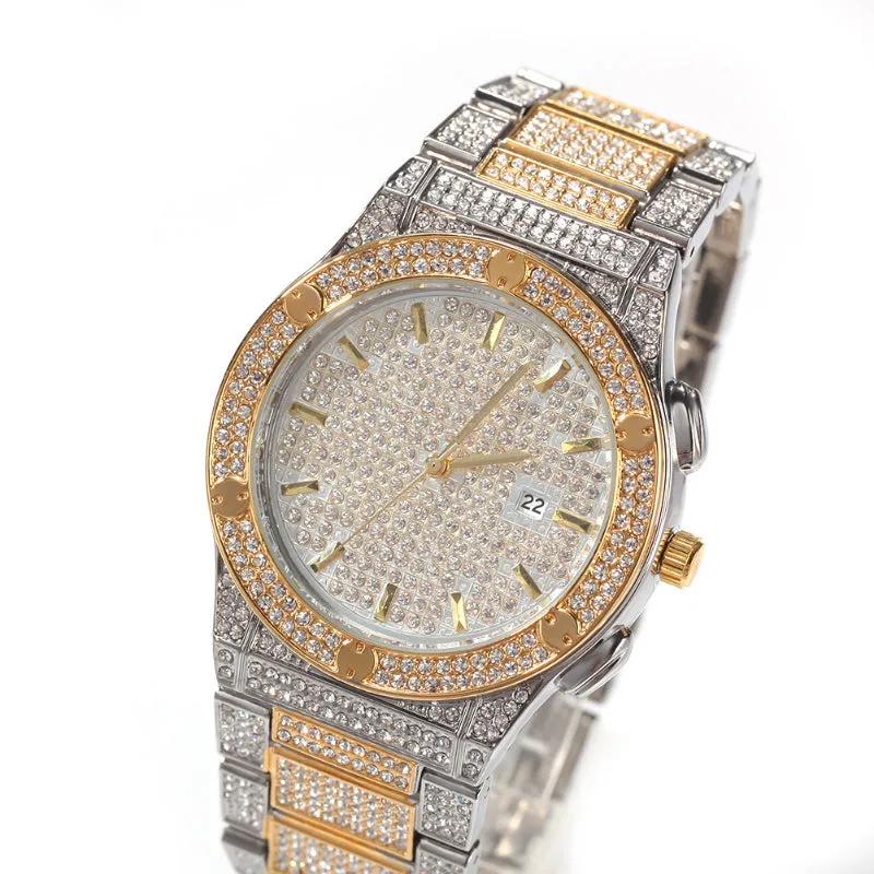 Luxury Hip hop style Iced Out watch