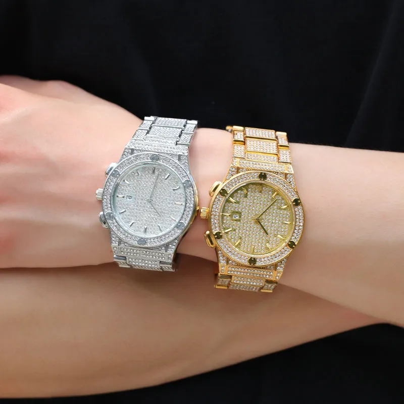 Luxury Hip hop style Iced Out watch