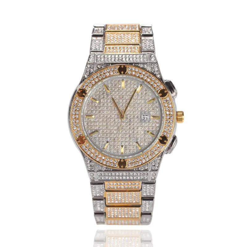 Luxury Hip hop style Iced Out watch