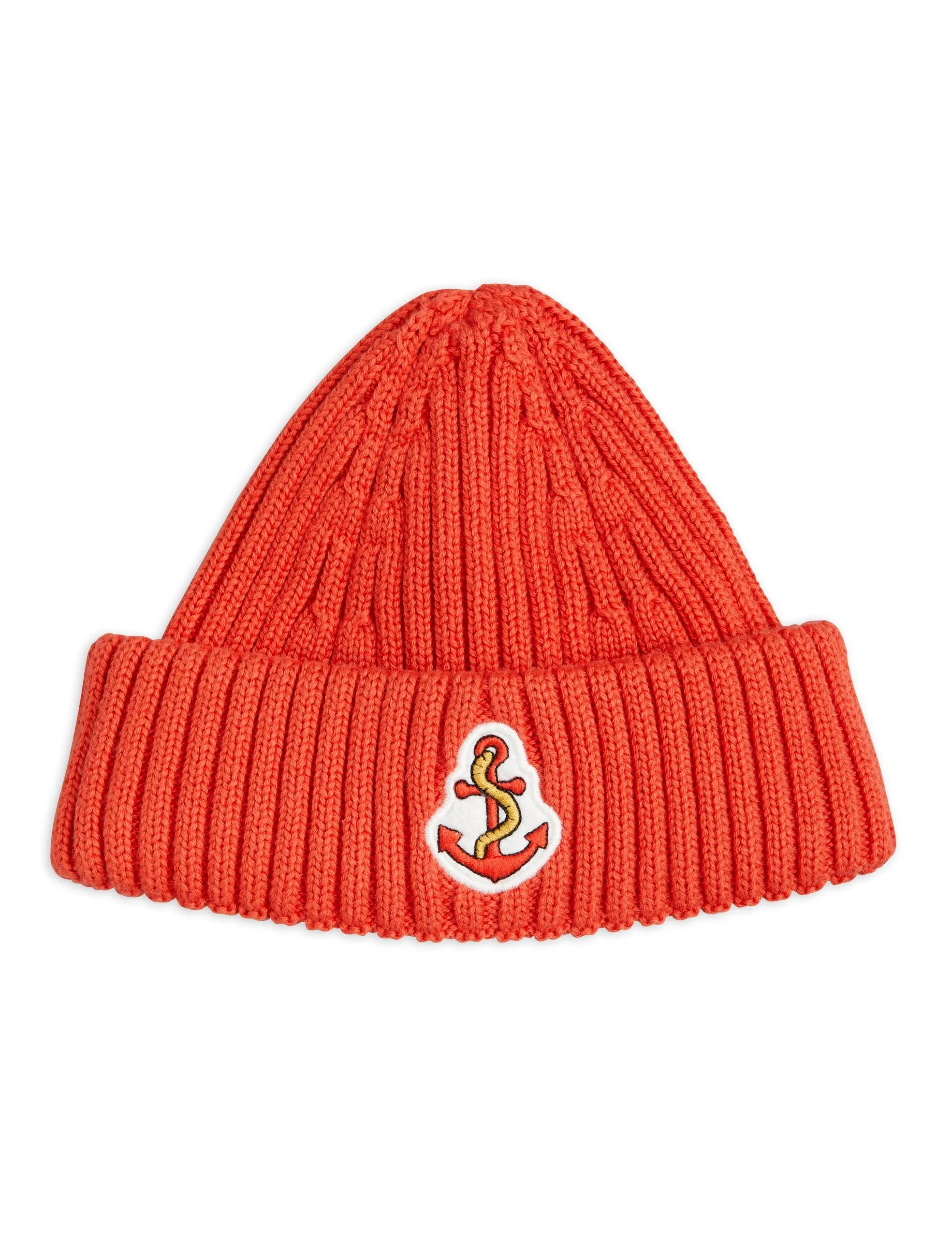 Mini Rodini | Anchor short rib beanie