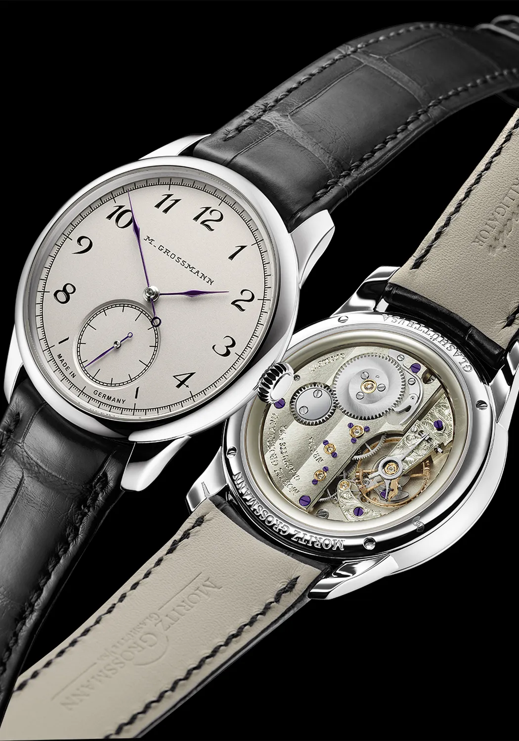 Moritz Grossmann Tefnut Silver-Plated by Friction Stainless Steel