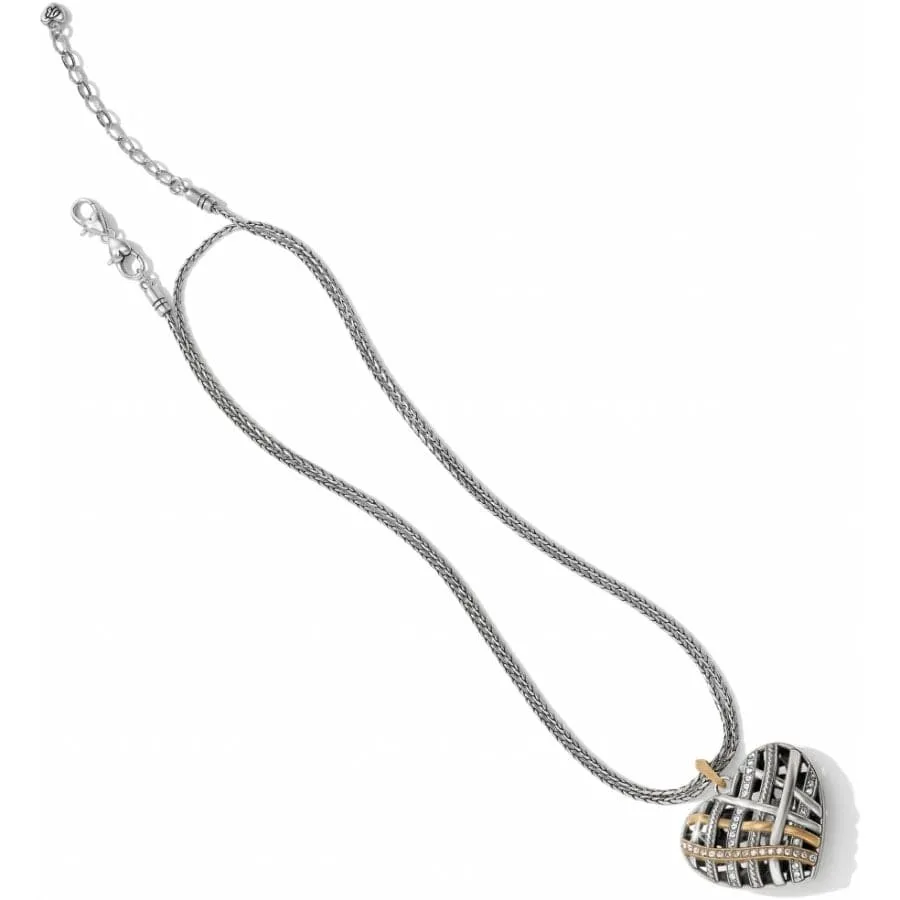 Neptune's Rings Convertible Reversible Heart Necklace