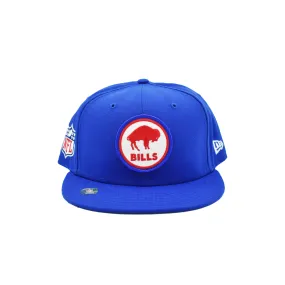 New Era Buffalo Bills 2022 Sideline Royal Blue With Standing Buffalo Fitted Hat