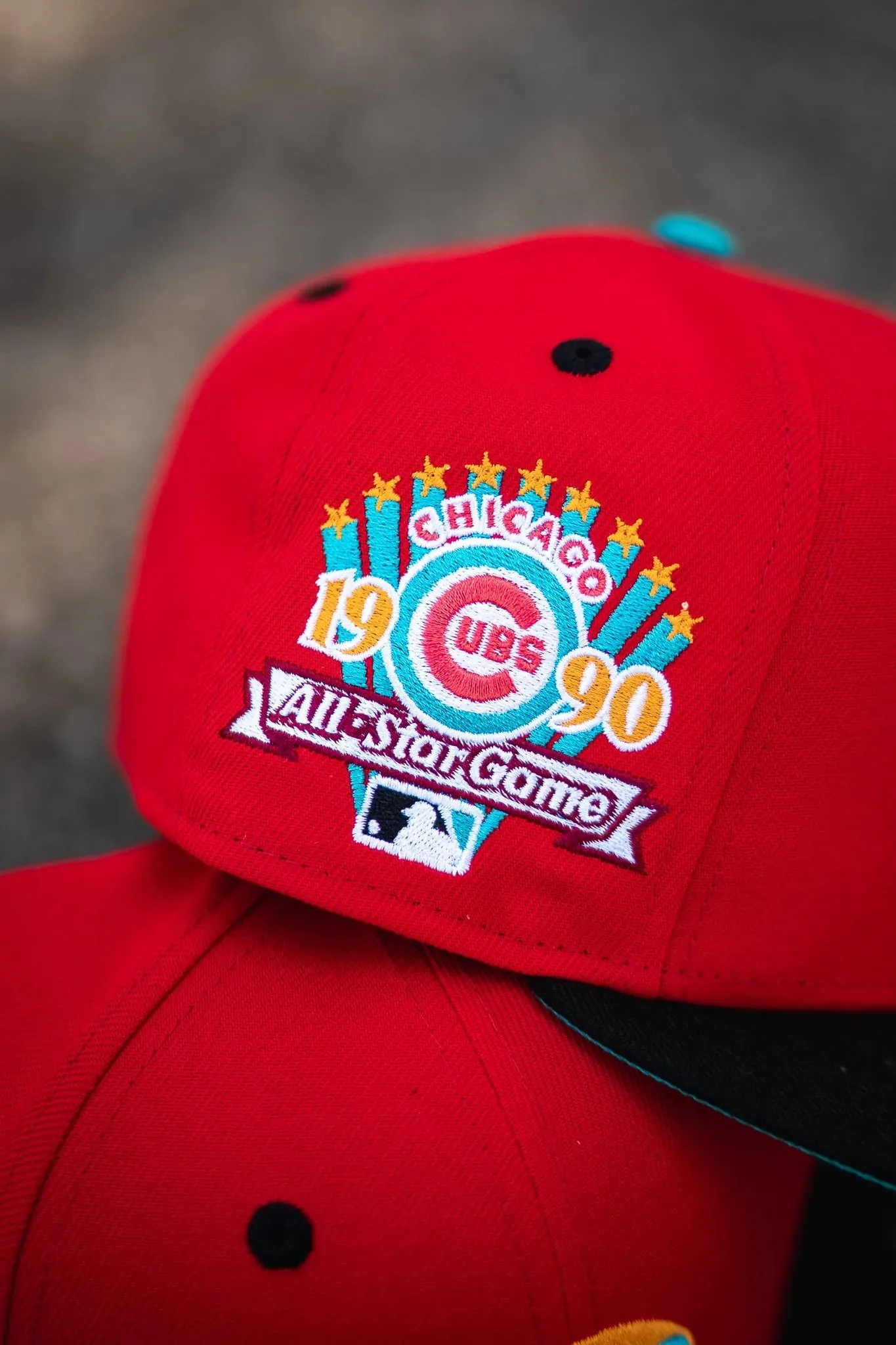 New Era Chicago Cubs 1990 ASG Aqua UV (Red/Black)