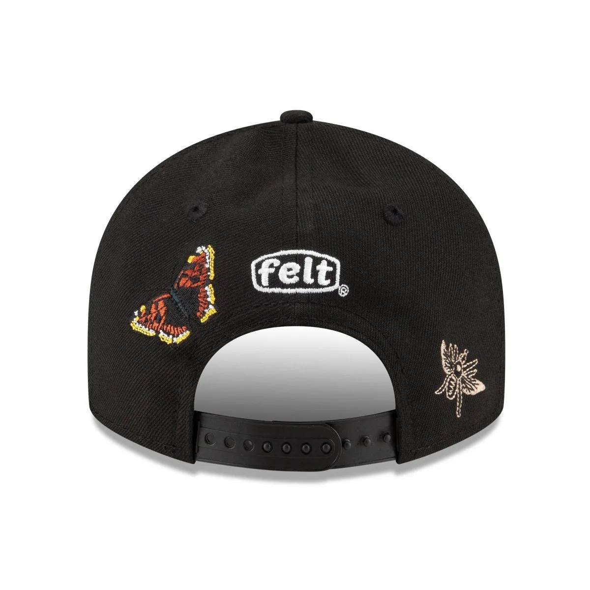 New Era X Felt Chicago White Sox Low Profile 9FIFTY Snapback Black