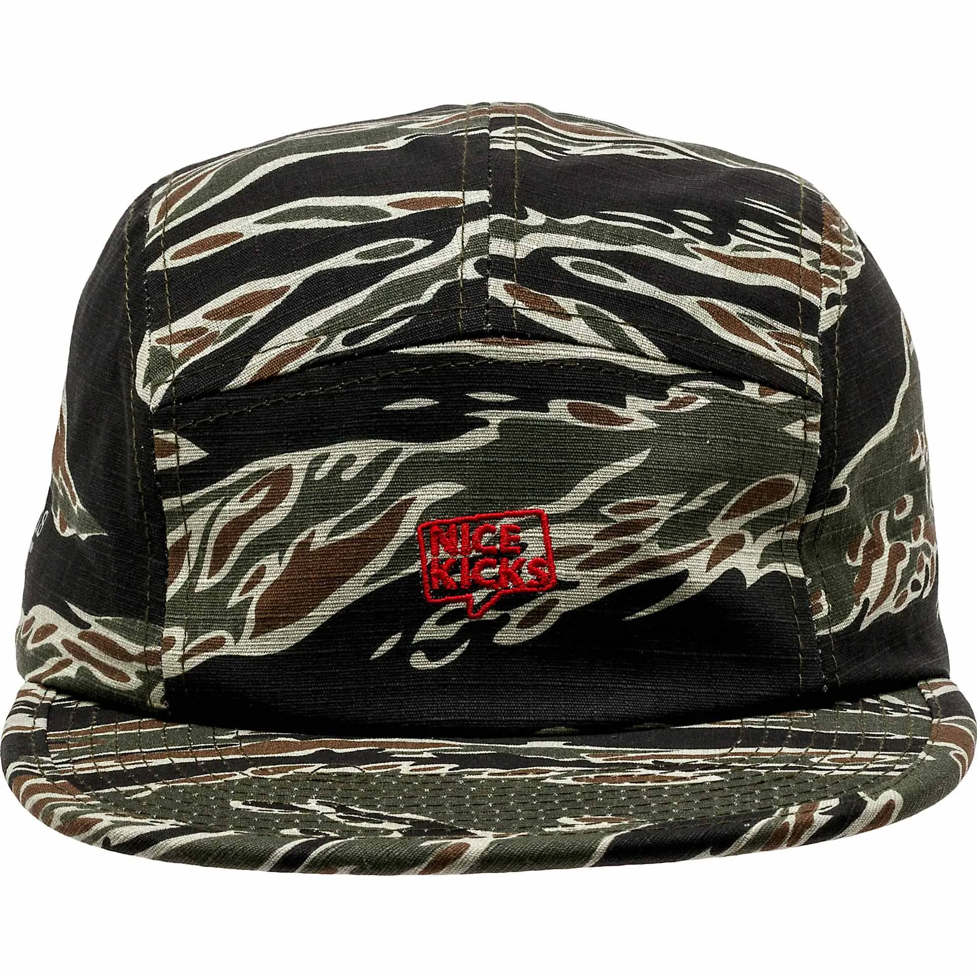 Nice Kicks Premium Men's Adjustable Hat - Camo/Black/Red