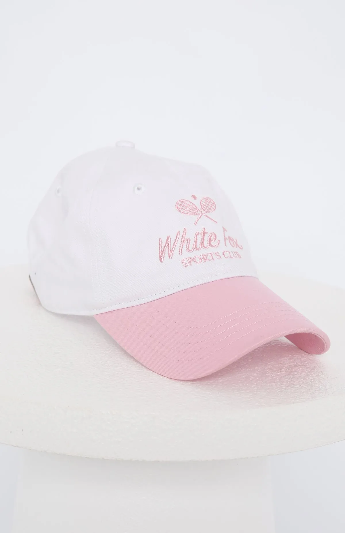 On The Courts Cap White/Pink