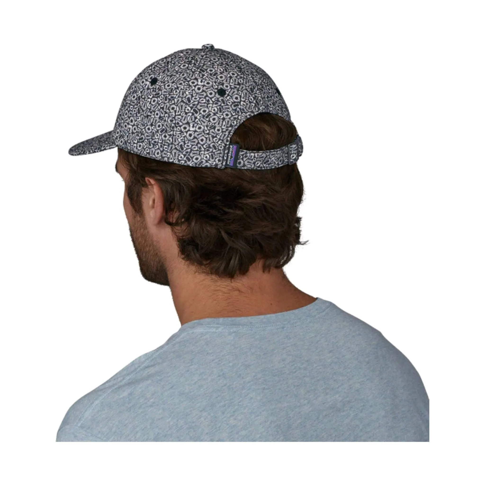 Patagonia Men's P-6 Label Trad Cap - Wild Hex: Forge Grey