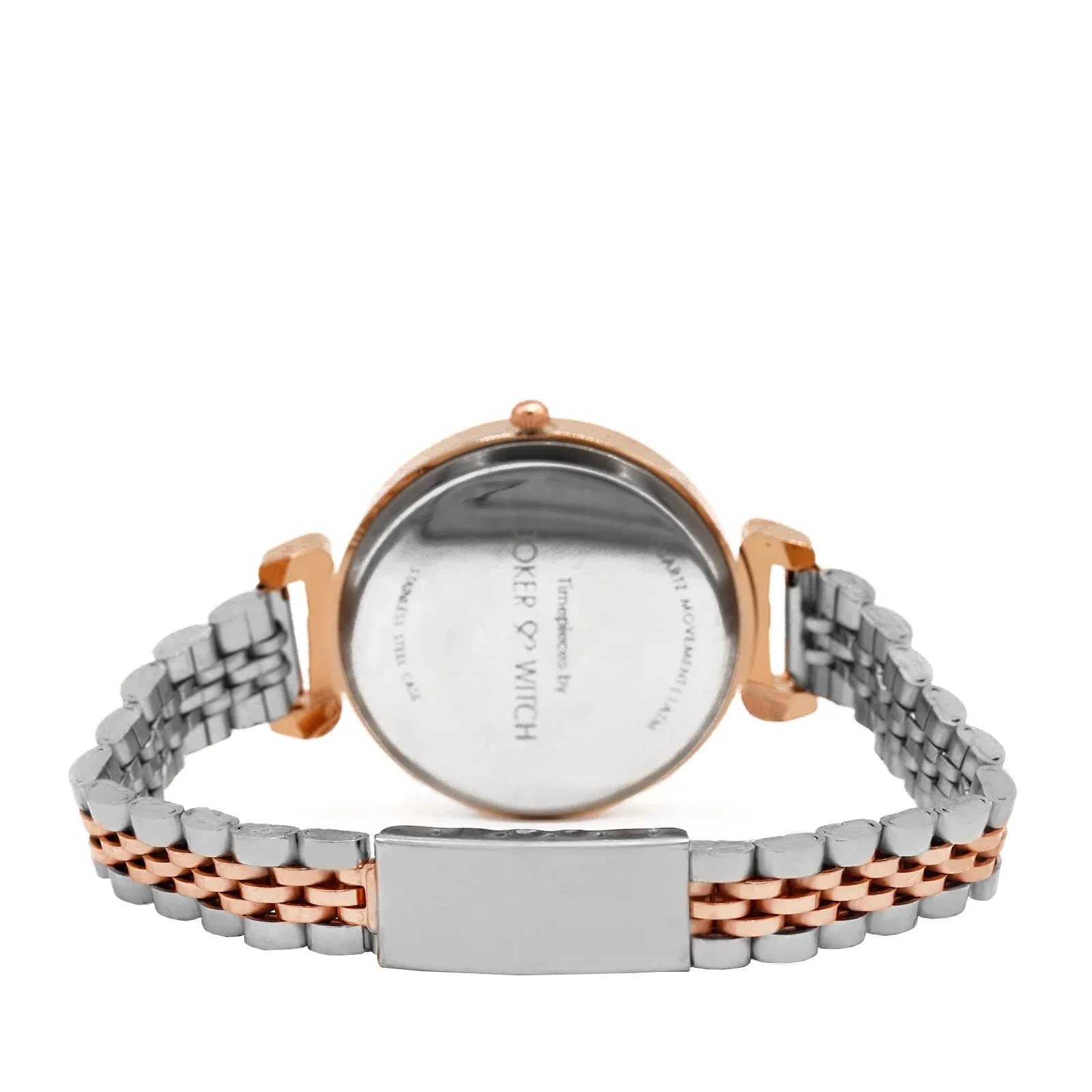 Petite White Rosegold Dual Tone  Watch