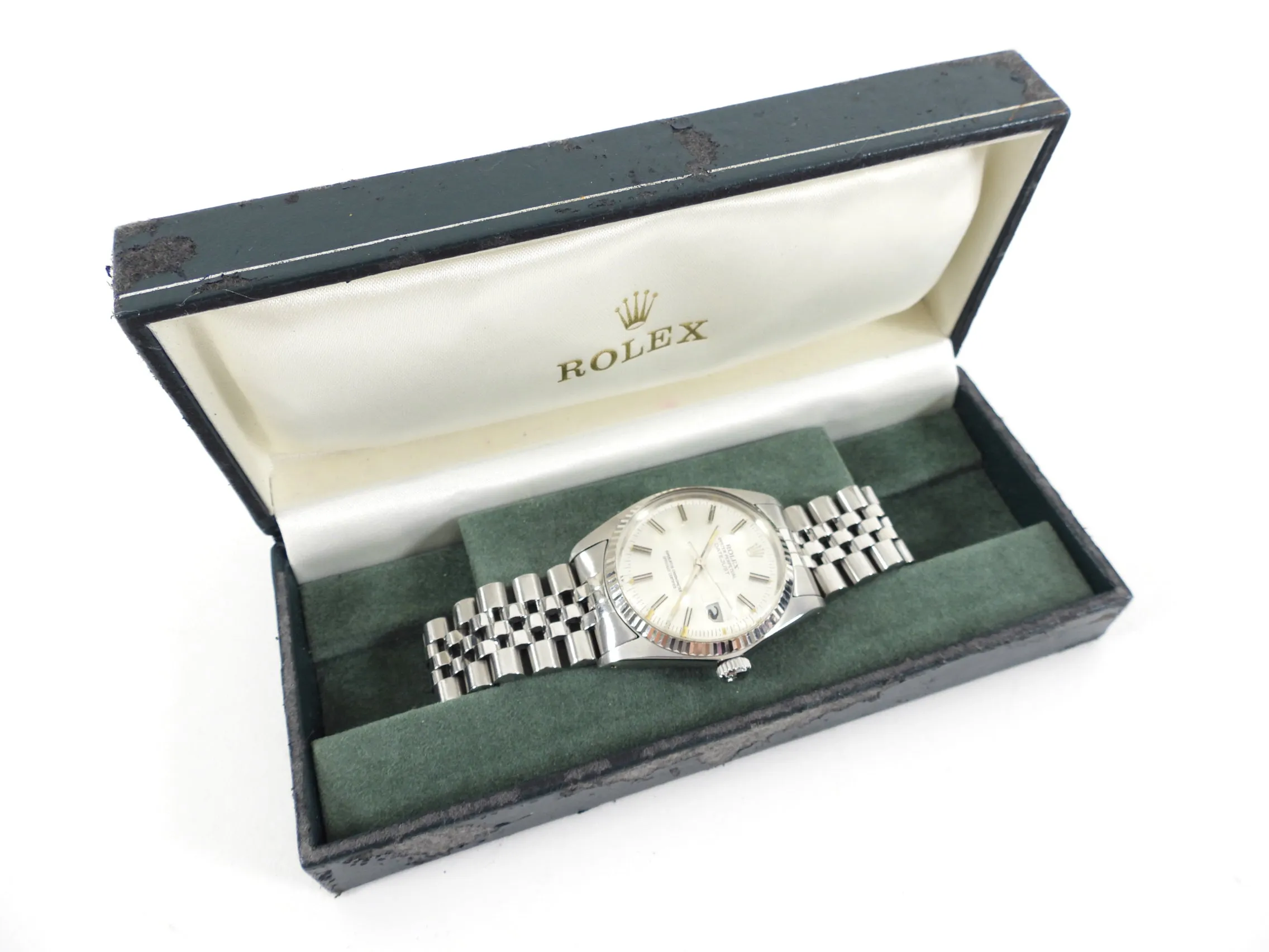 Rolex Vintage 1983 Stainless Steel 36mm Date Just Jubilee Watch