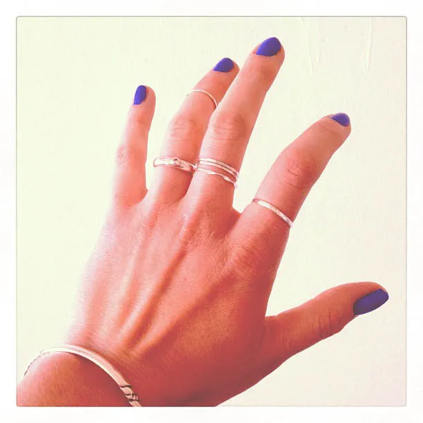 Silver Stacking Rings